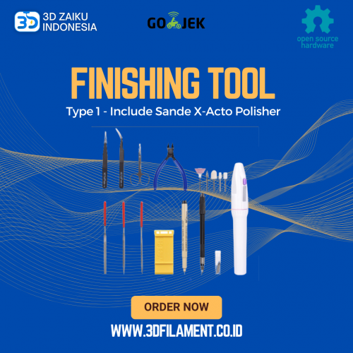 Reprap 3D Printing Finishing Tool Include Sande X-Acto Polisher